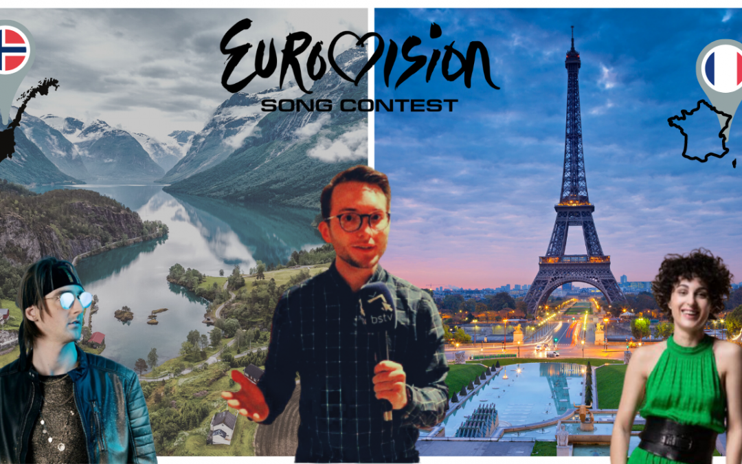 French reporter attends Norwegian Eurovision-event