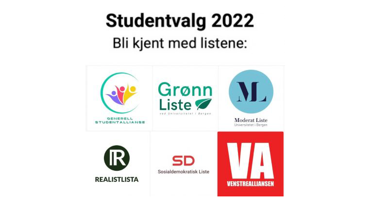 Studentvalg 2022: Bli kjent med listene!