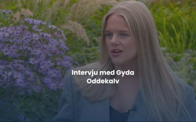 Gyda på besøk hos BSTV!